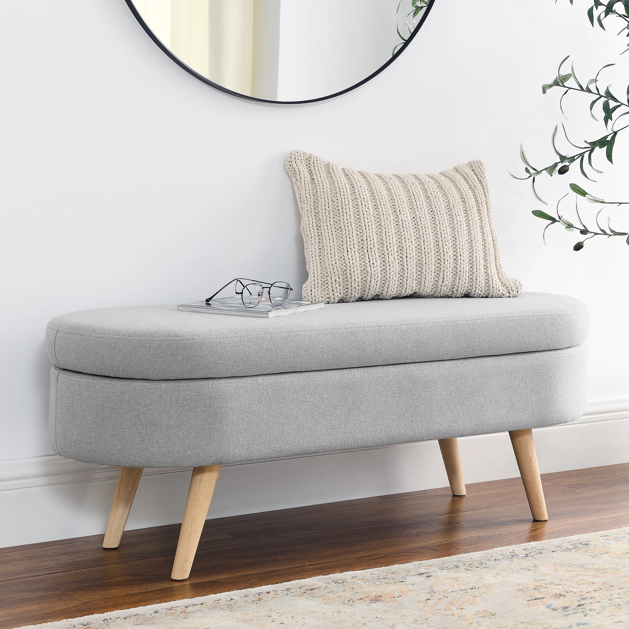 Entryway Bench with Storage
