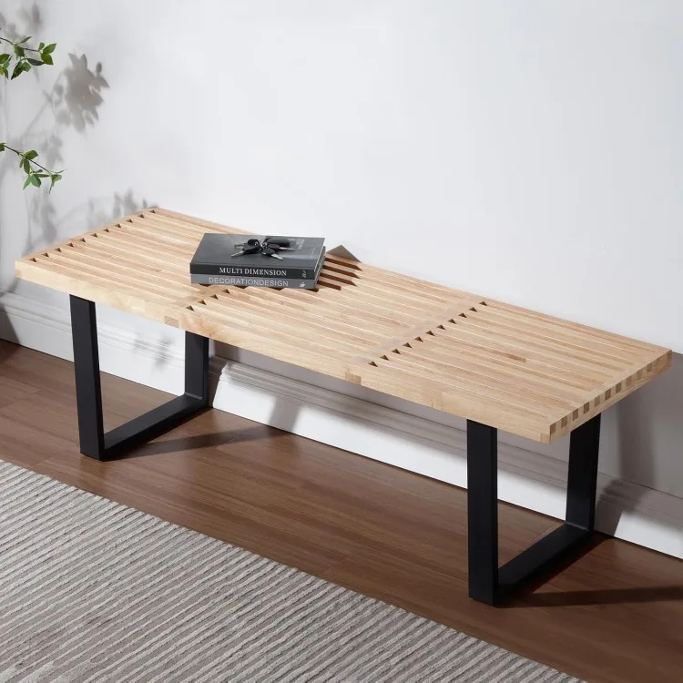 Wood Mudroom Bench