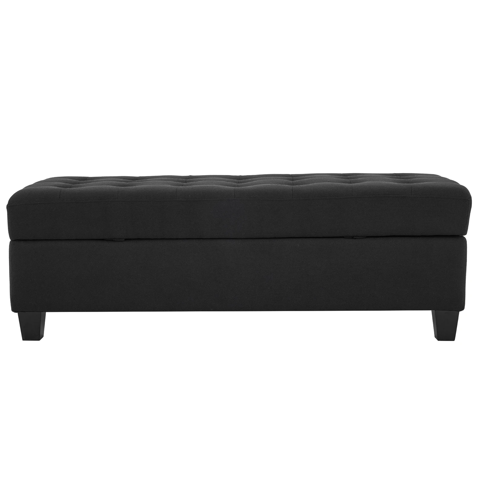 Multifunctional entryway storage ottoman with hidden compartments for organizing essentials