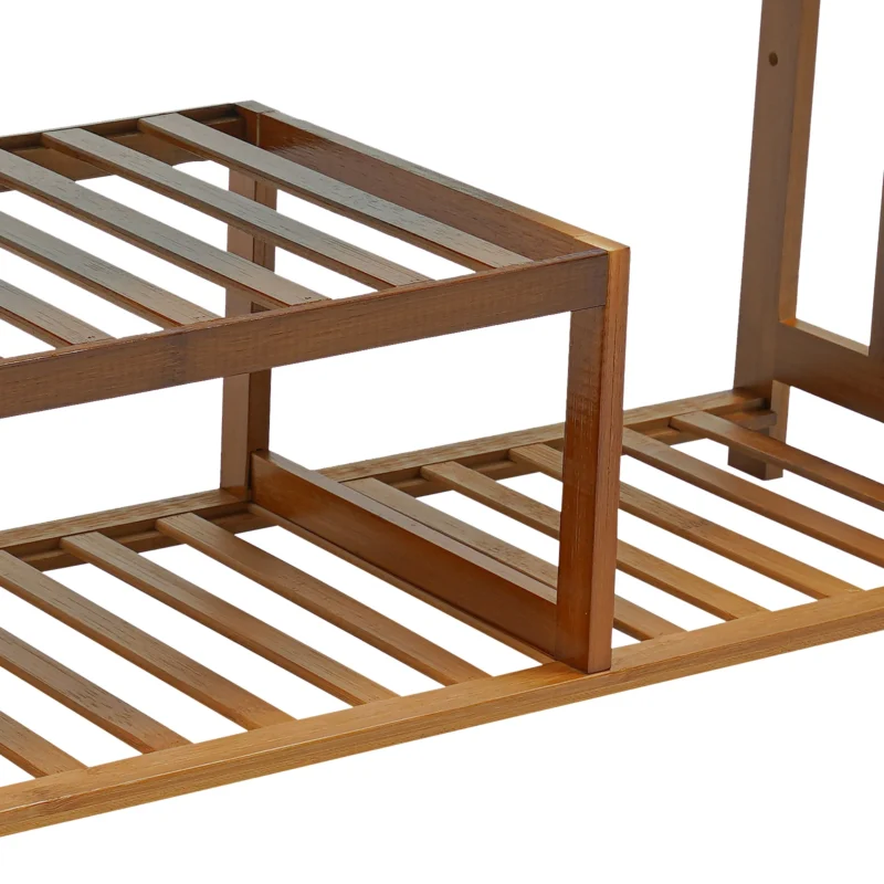 Modern MDF Entryway Bench with 3 Drawers and Shoe Storage for Hallway - Image 6