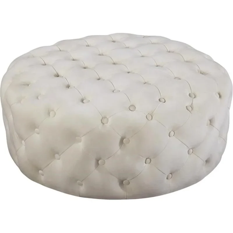 Modern Velvet Ottoman Storage Bench with Deep Tufting for Bedroom and Living Room - Image 2