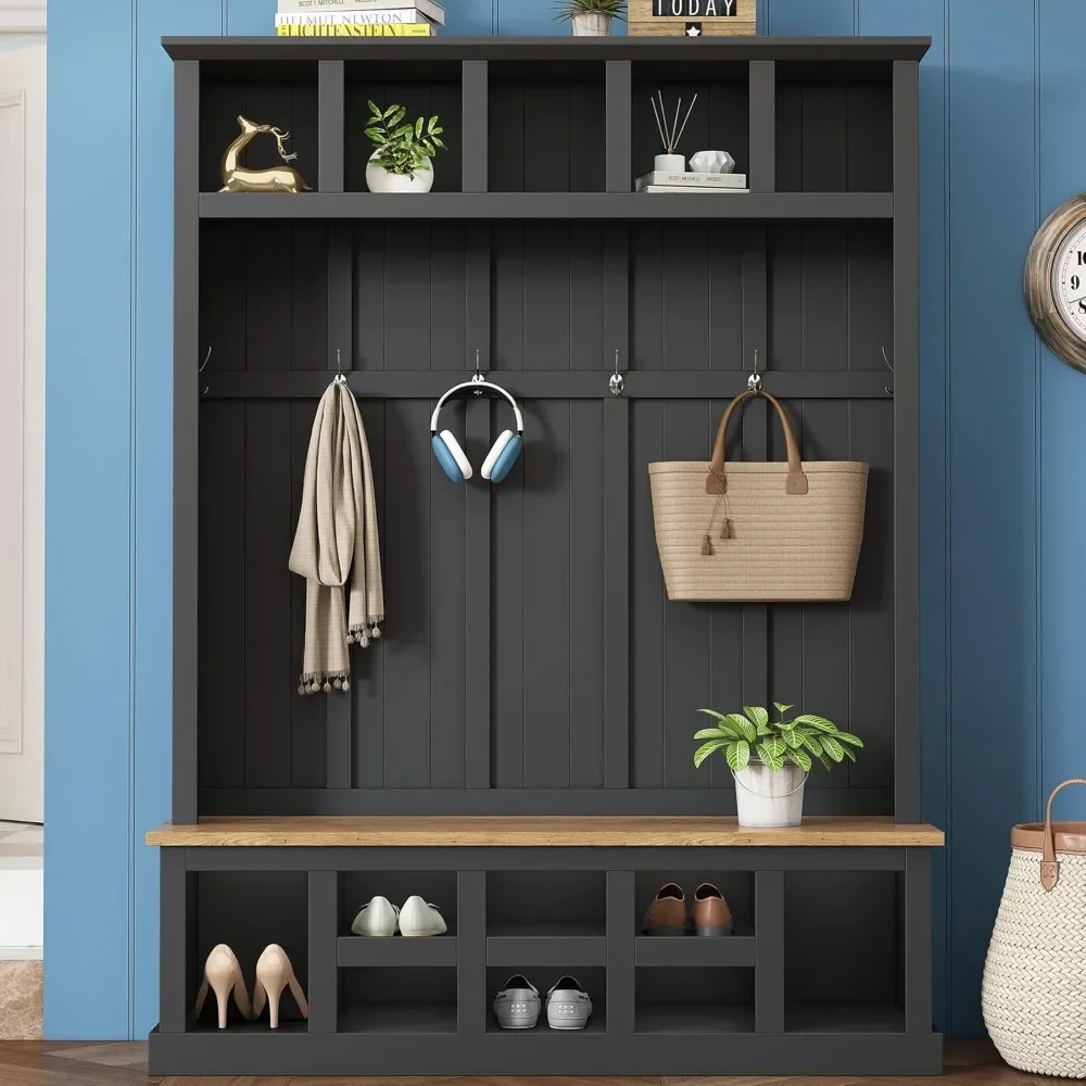 Mudroom Bench with Cubbies