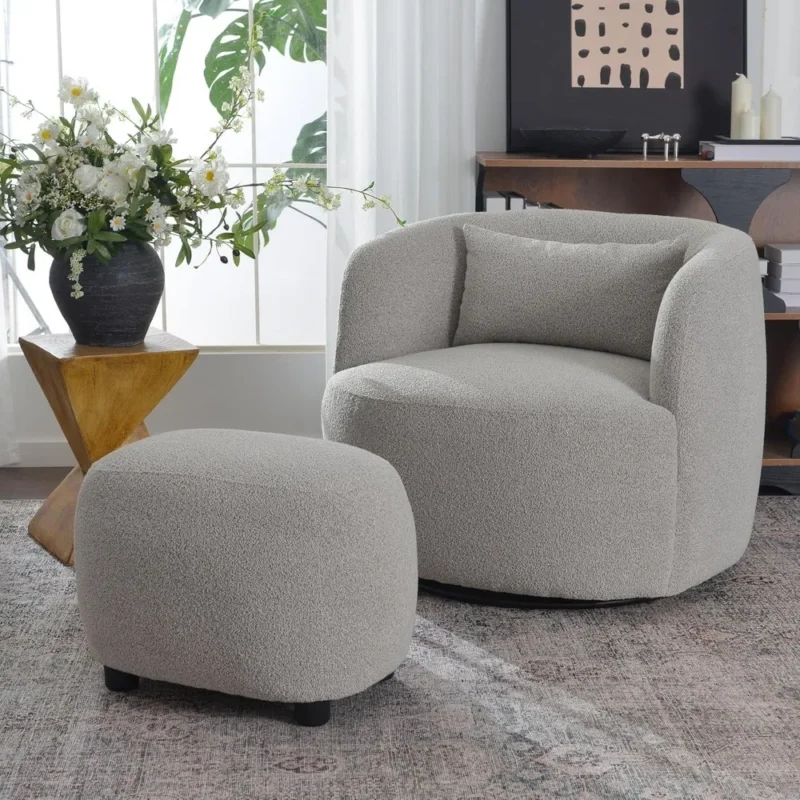 Modern Upholstered Entryway Bench with Padded Seat for Bedroom and Living Room - Image 4