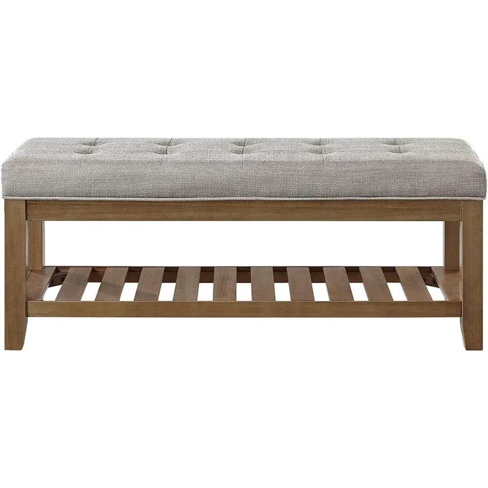 Wood Entryway Bench