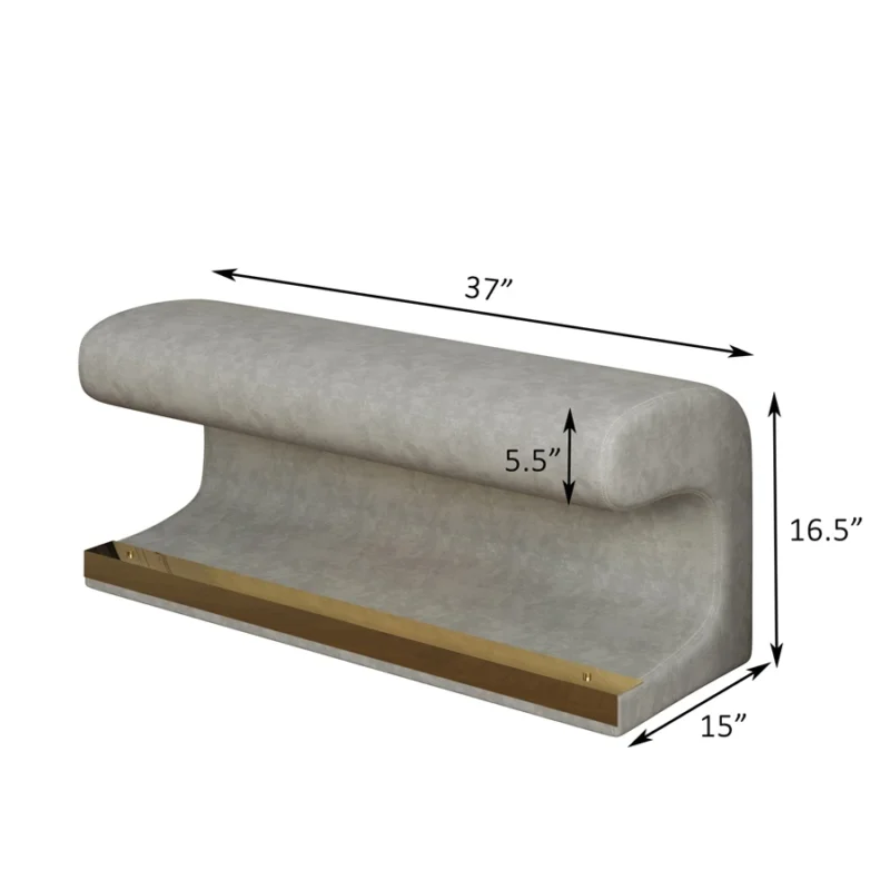 Modern Velvet Storage Ottoman Bench with Padded Seat for Bedroom and Living Room - Image 6