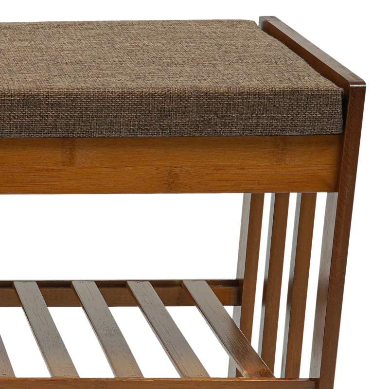 Modern MDF Entryway Bench with 3 Drawers and Shoe Storage for Hallway - Image 4